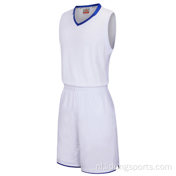 Basketball jersey uniform aangepaste basketbal jerseys ontwerp